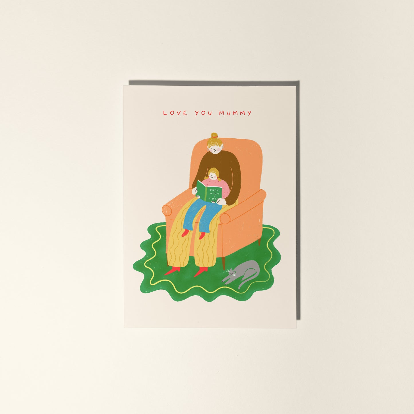 Cosy Reading Mummy Card image 2