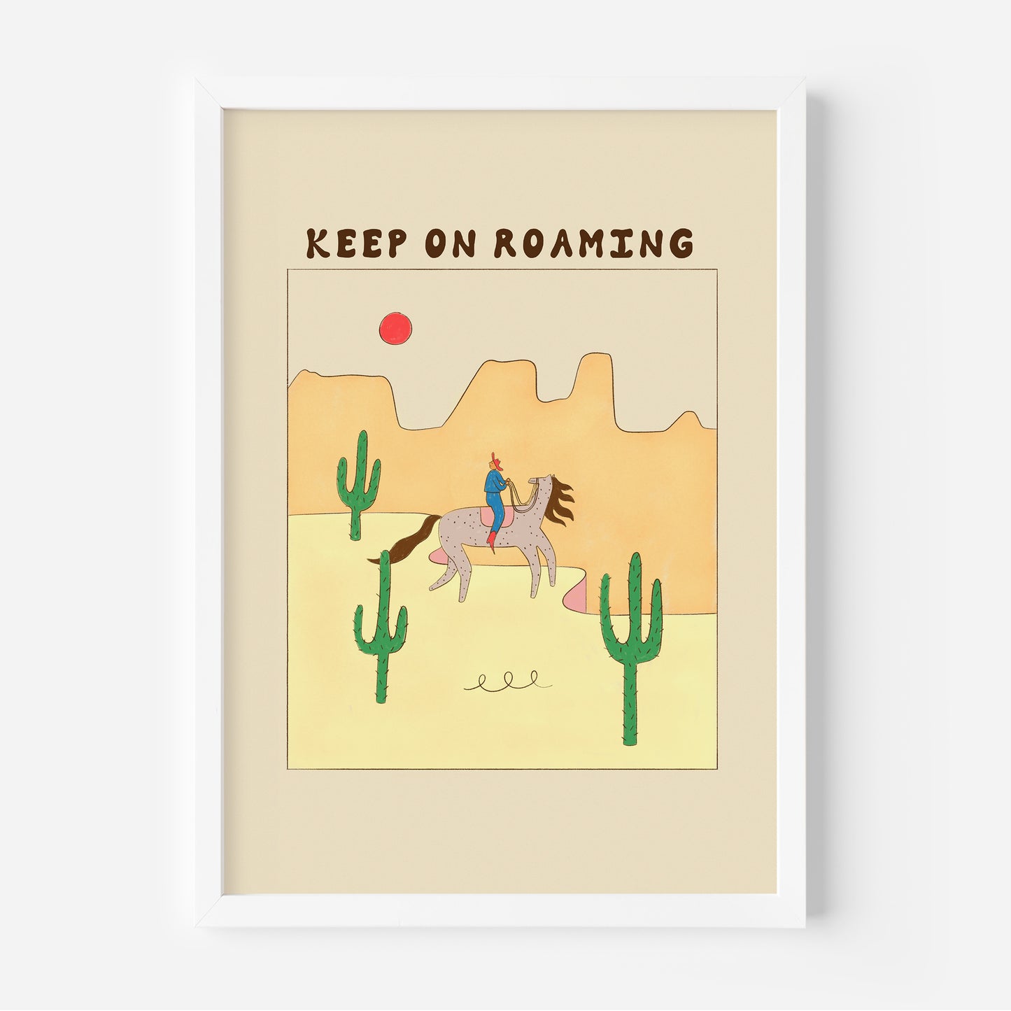 Keep On Roaming Art Print image 2
