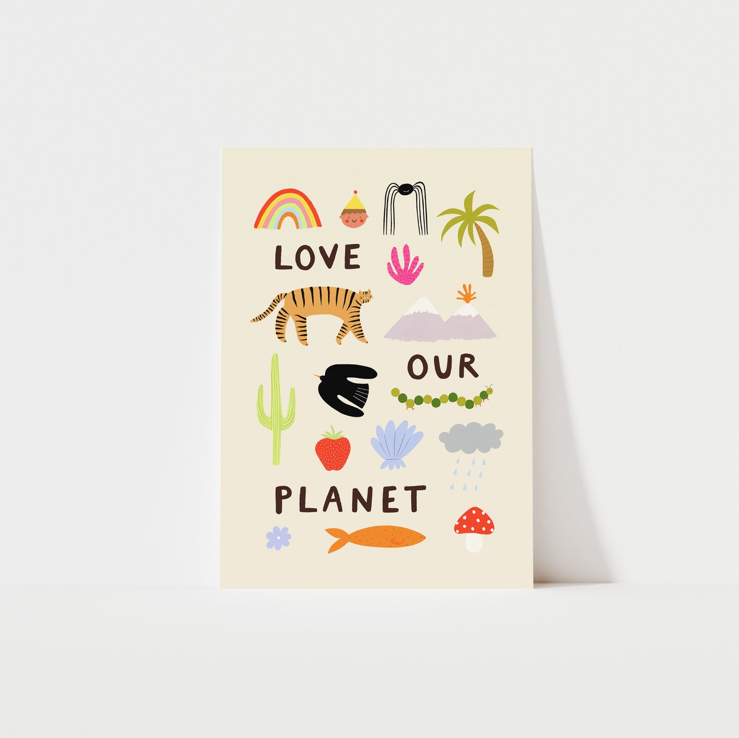 Love Our Planet Art Print image 0