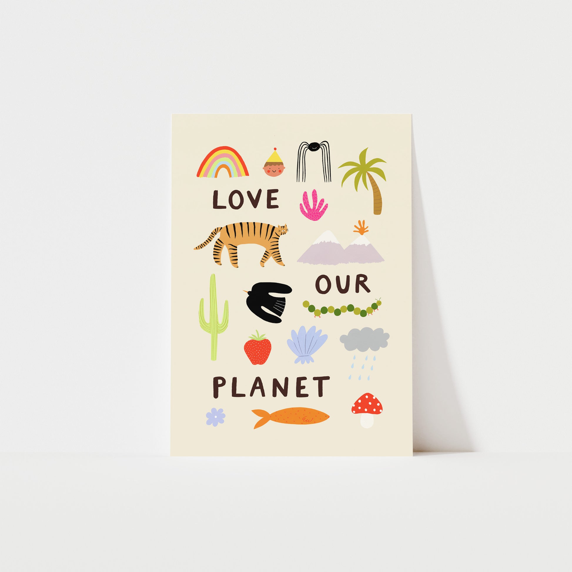 Love Our Planet Art Print image 0