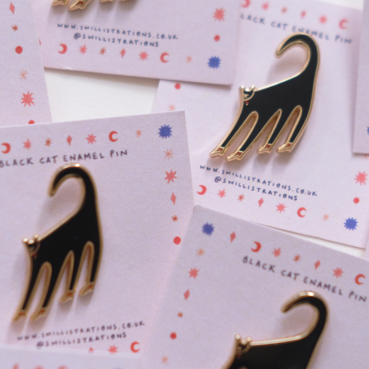 Black Cat Pin
