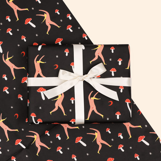 Woodland Night Wrapping Paper Sheets image 0