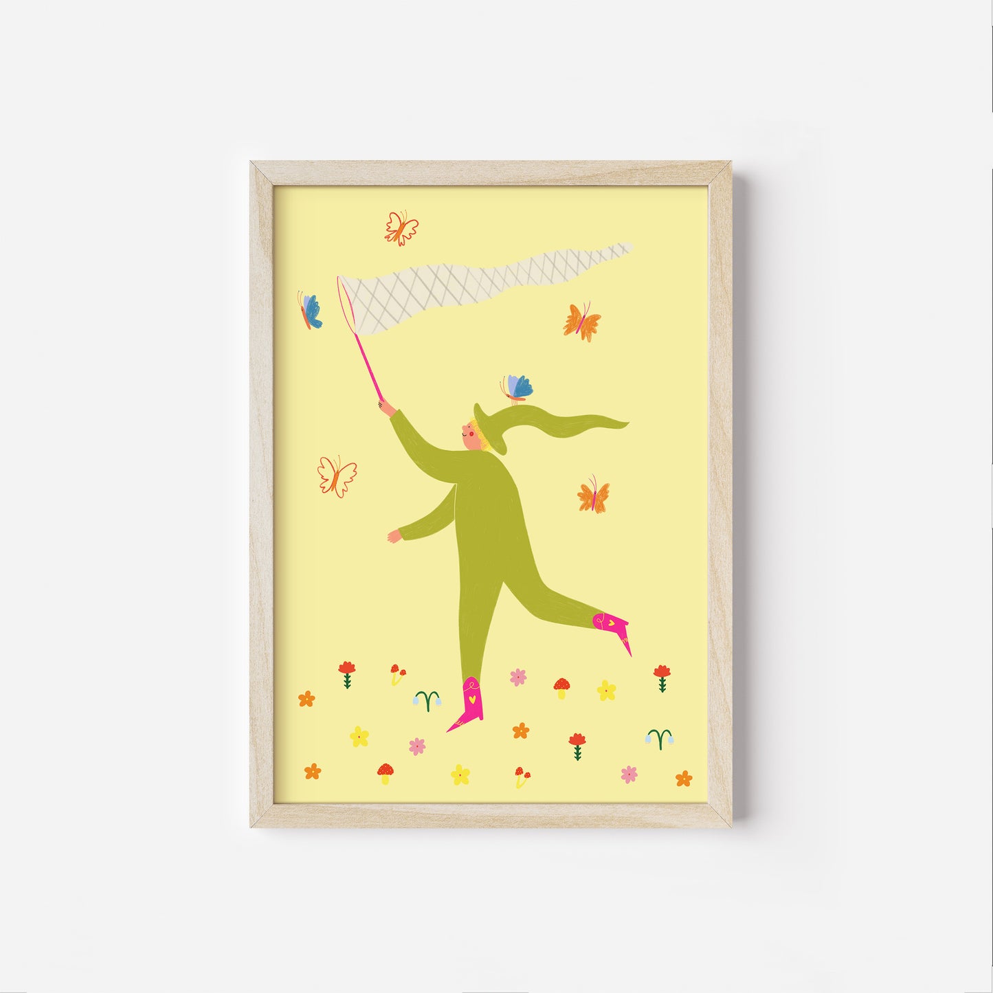 Butterfly Catcher Art Print image 3