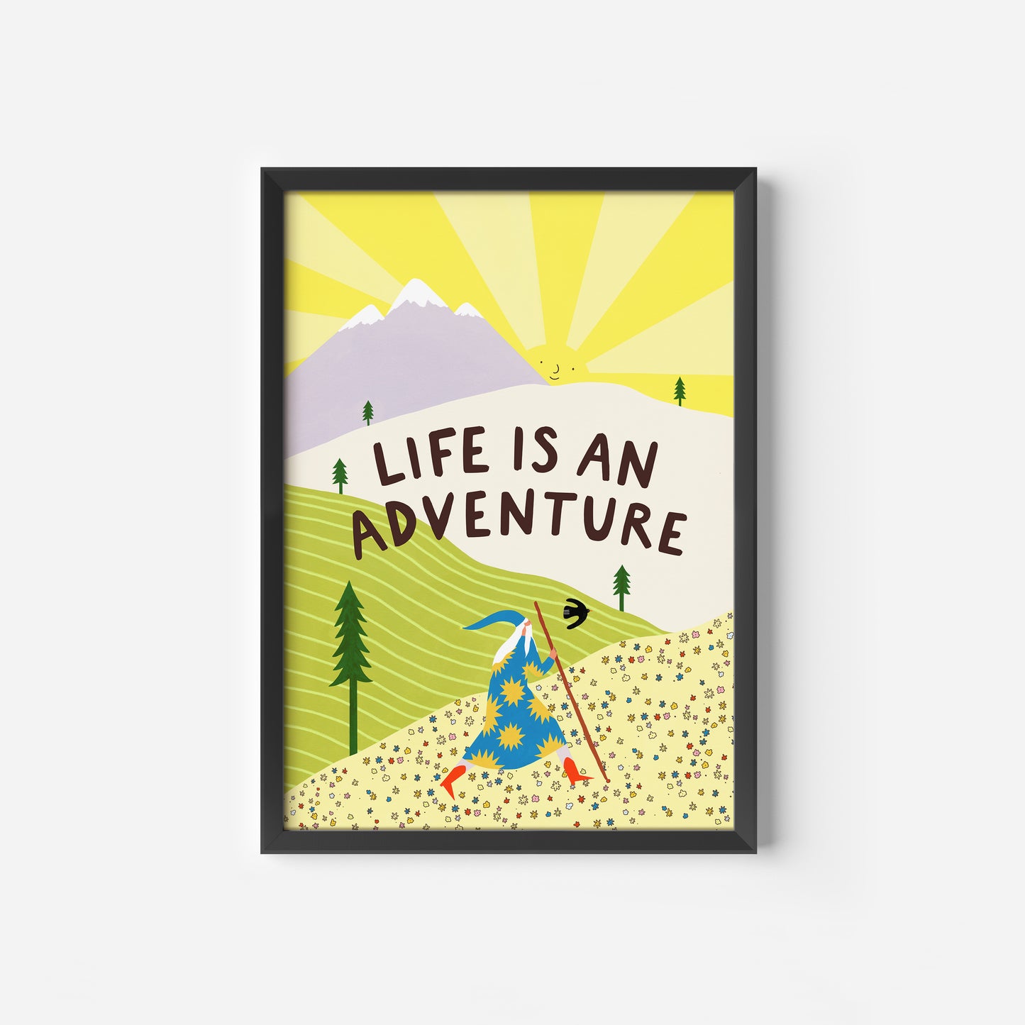Life Is An Adventure Art Print image 4