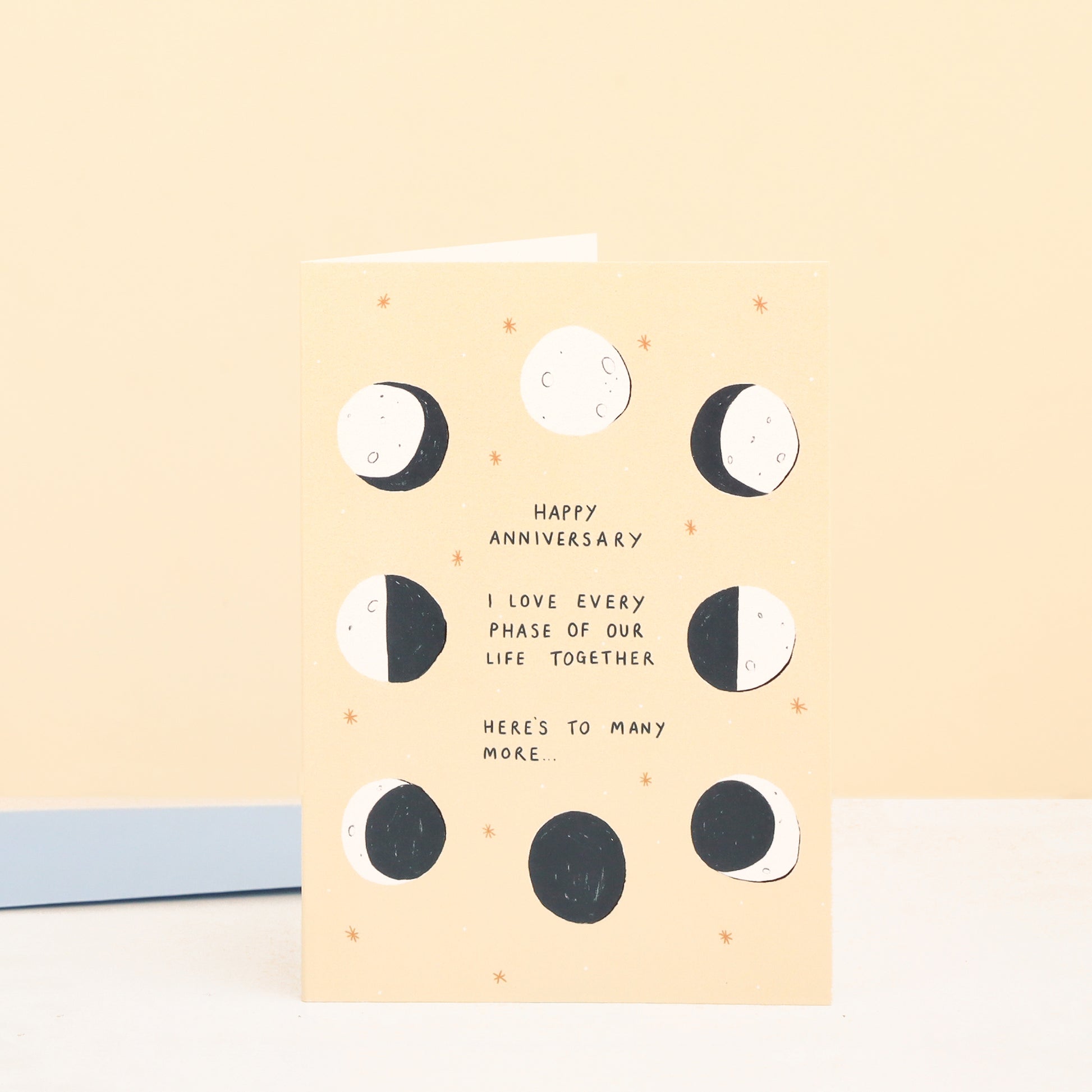Moon Phase Anniversary Card image 1
