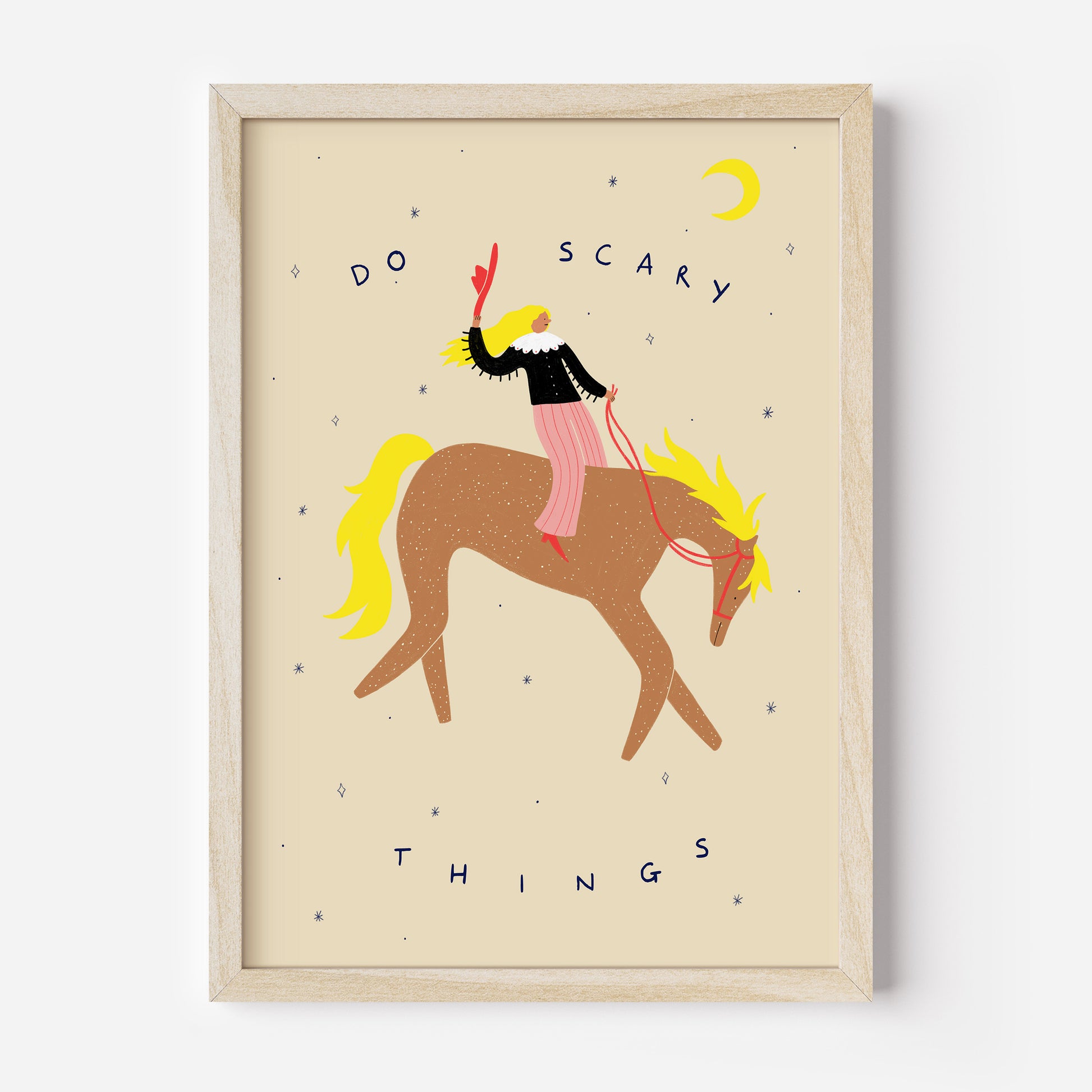 Do Scary Things Art Print image 4