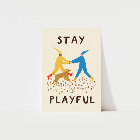 Stay Playful Art Print image 0