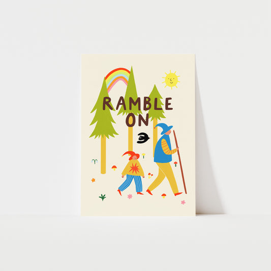 Ramble On Art Print image 0