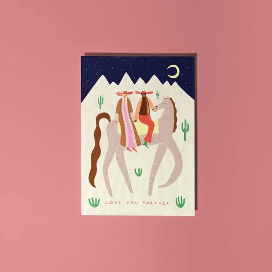Cowboy Partners Love Card image 0