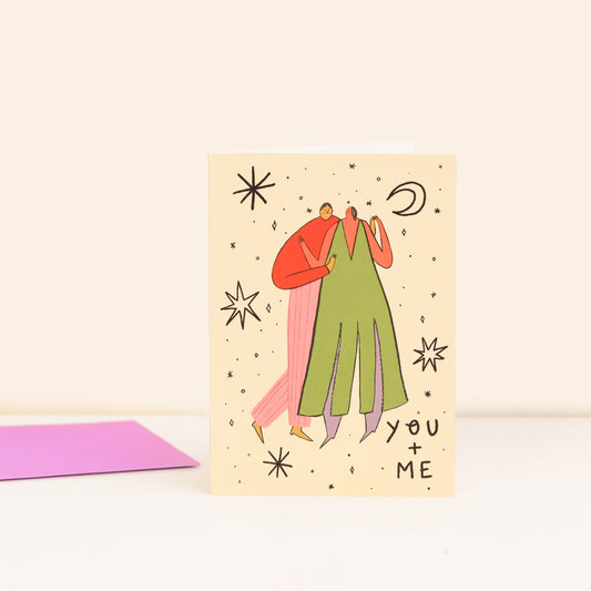 You And Me Woman + Man Love Card image 2