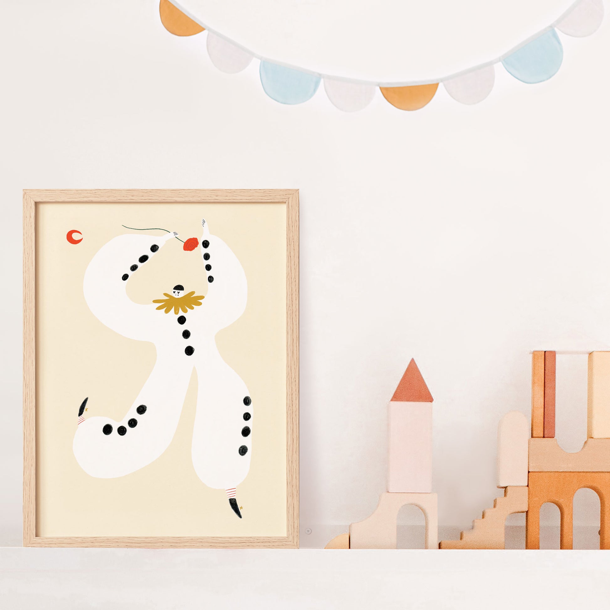 Pierrot Clown Art Print image 4