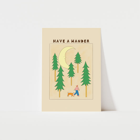 Have A Wander Art Print image 0
