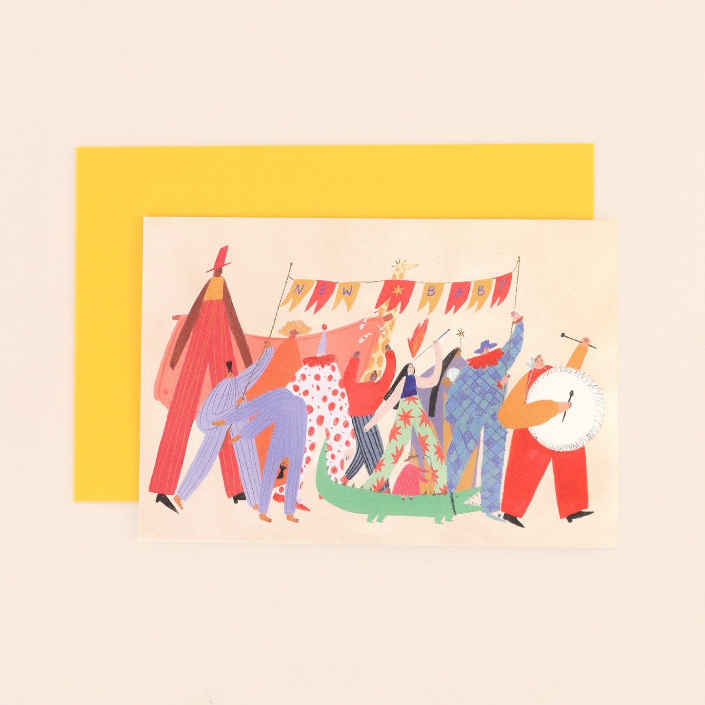 Circus Parade New Baby Card image 2
