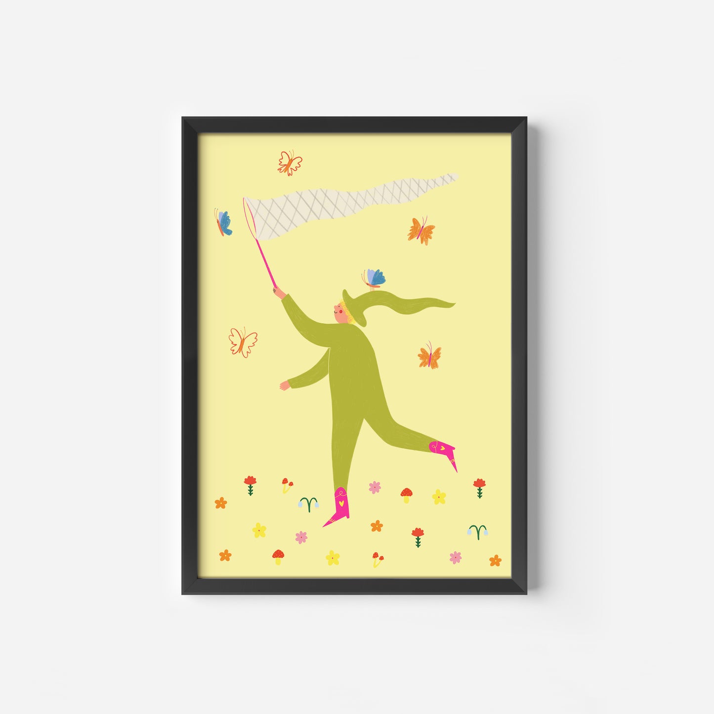 Butterfly Catcher Art Print image 2