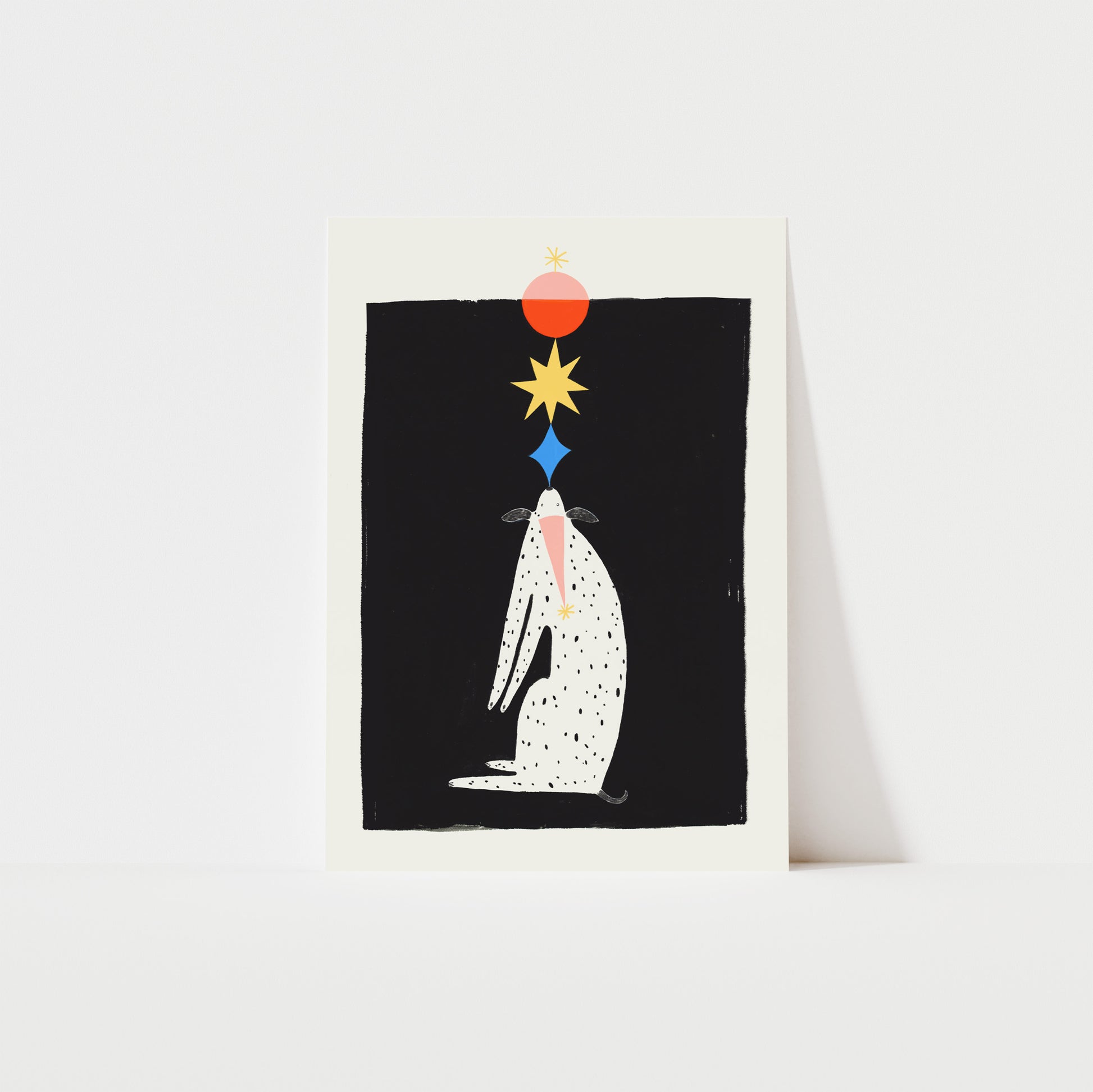 Good Boy Dalmatian Art Print image 0