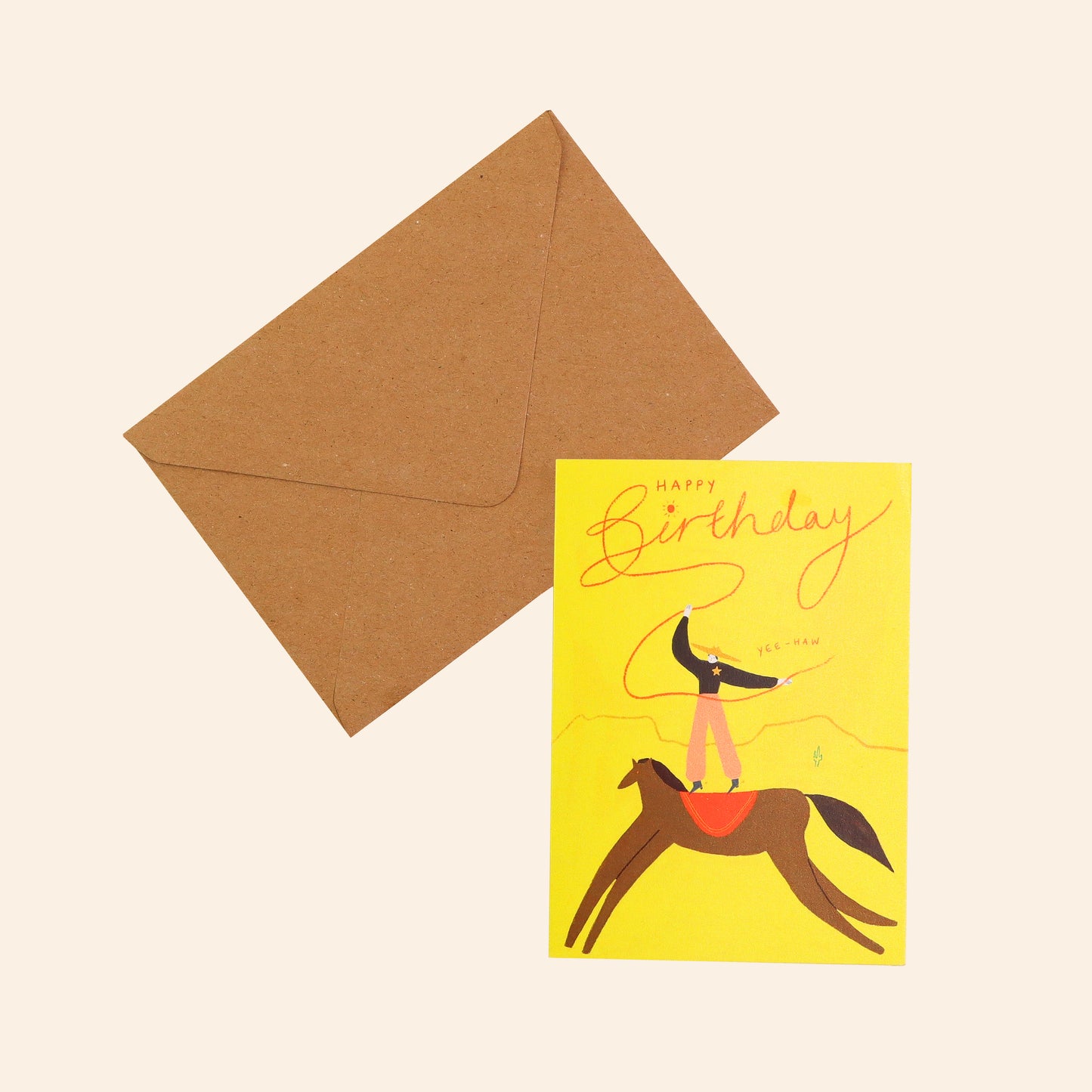 Yee-Haw Cowboy Birthday Card image 2