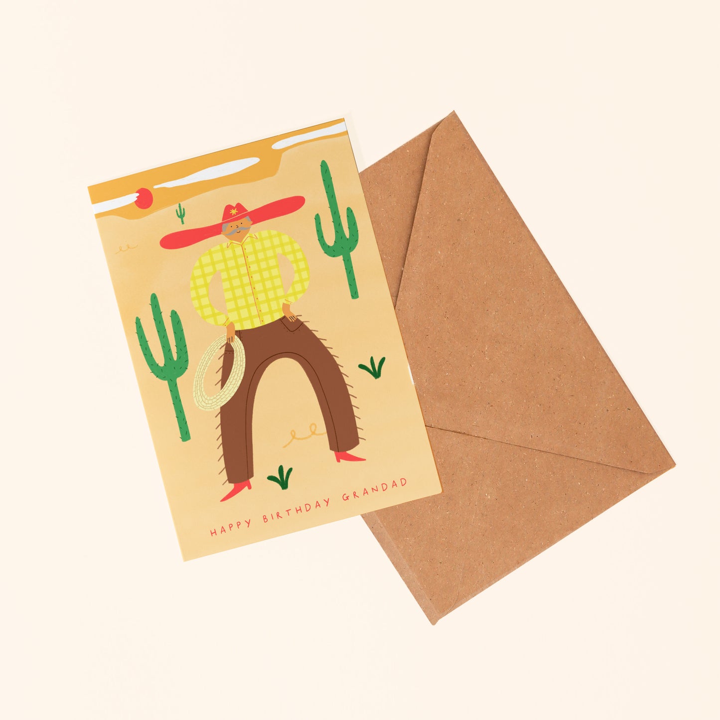 Cowboy Grandad Birthday Card image 1
