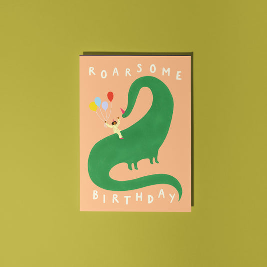 Roarsome Birthday Card image 0
