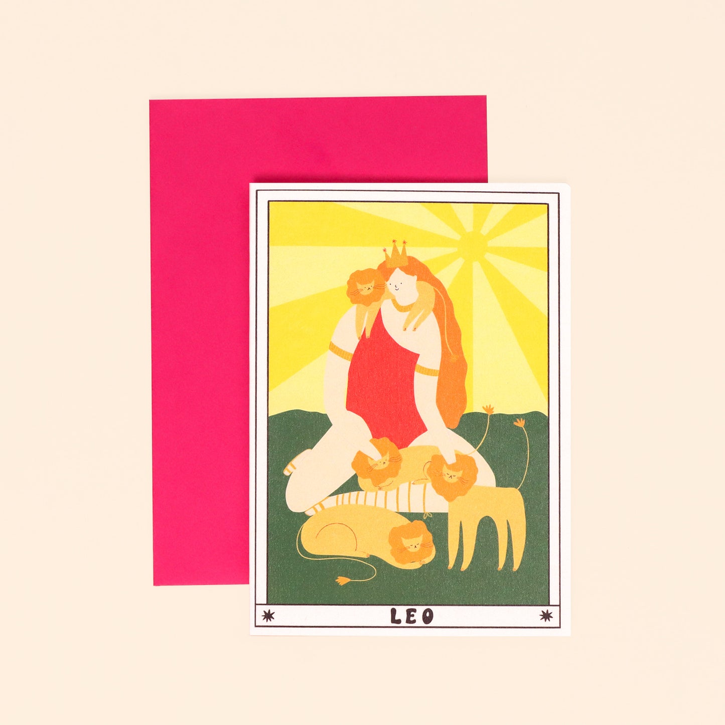 Tarot Leo Birthday Card image 1