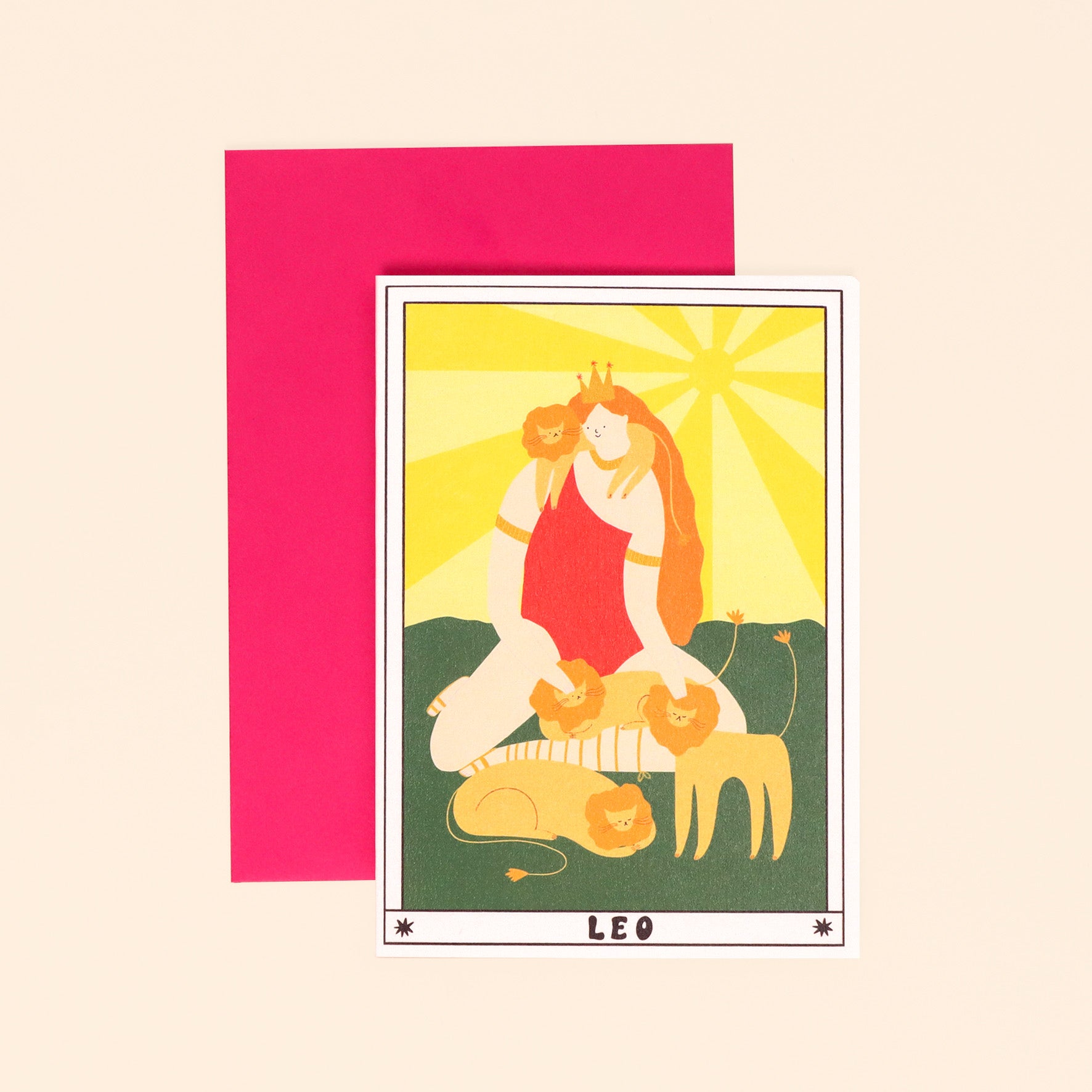 Tarot Leo Birthday Card image 1