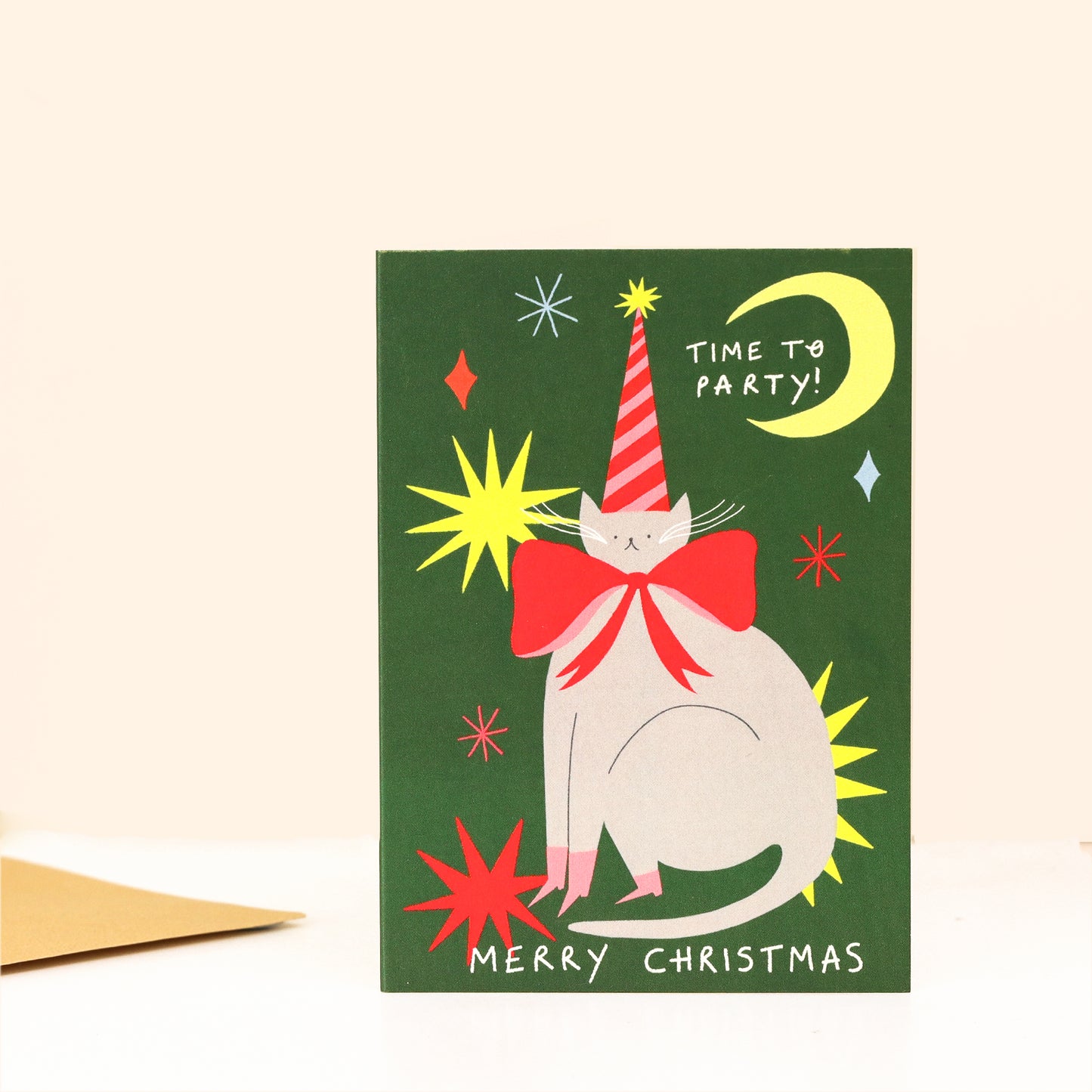 Time To Party Christmas Card image 2
