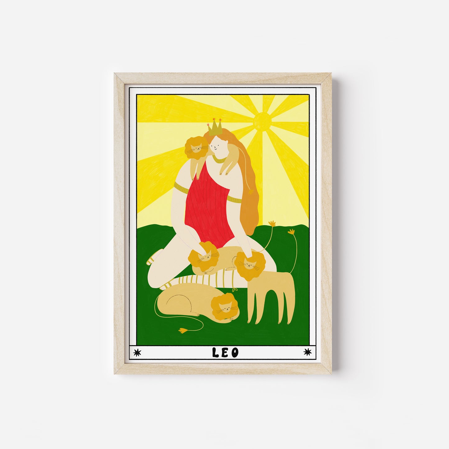 Tarot Leo Art Print image 3