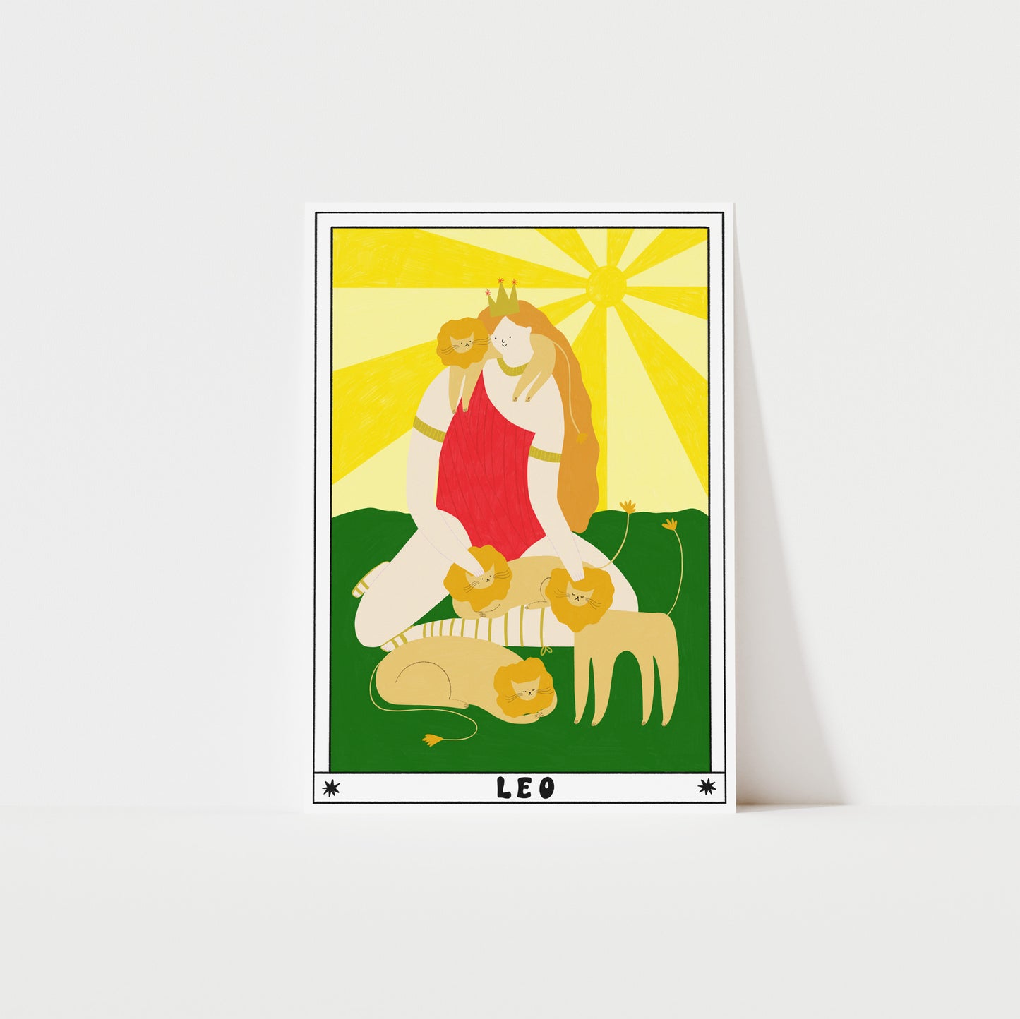 Tarot Leo Art Print image 0