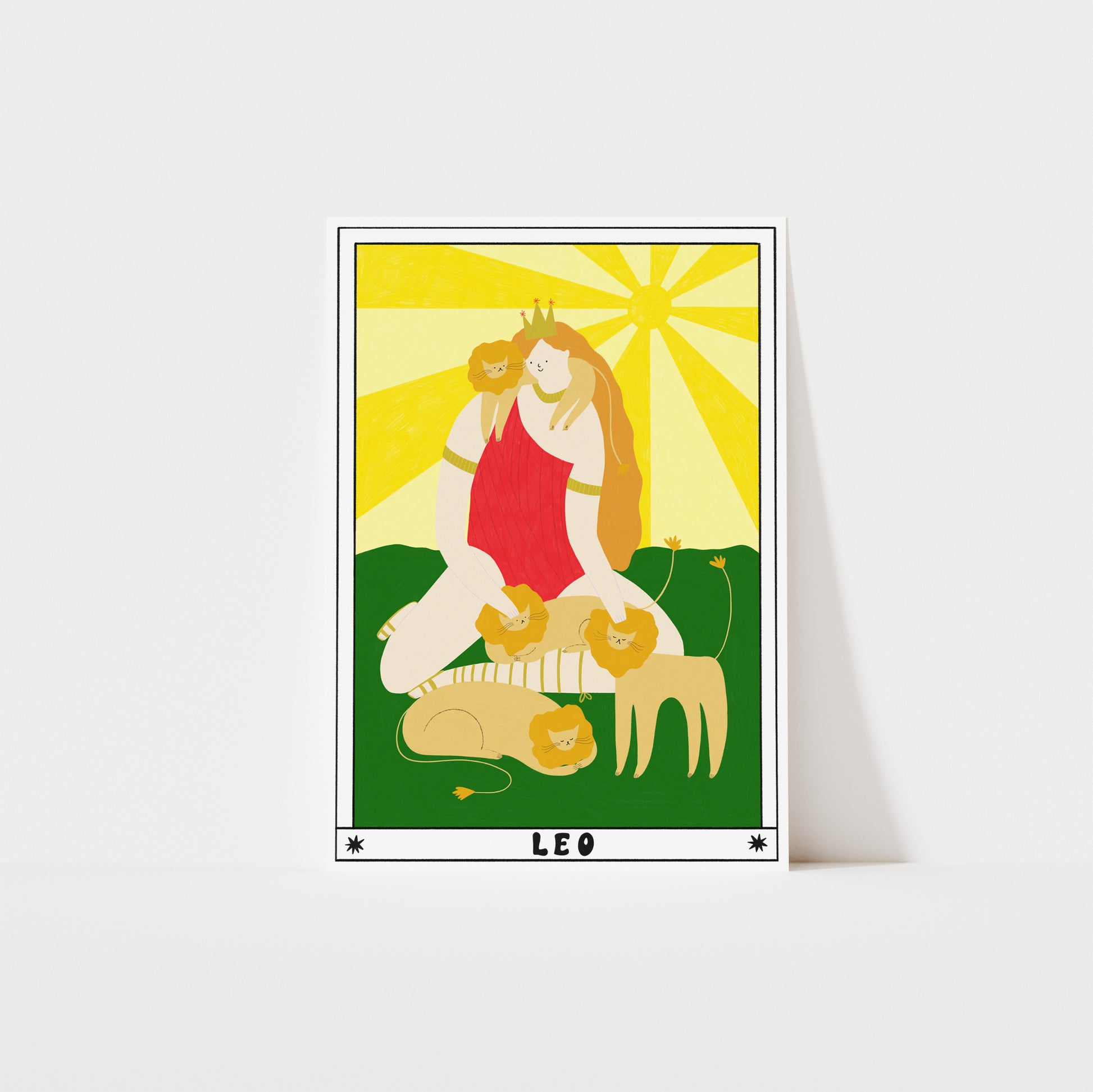 Tarot Leo Art Print image 0