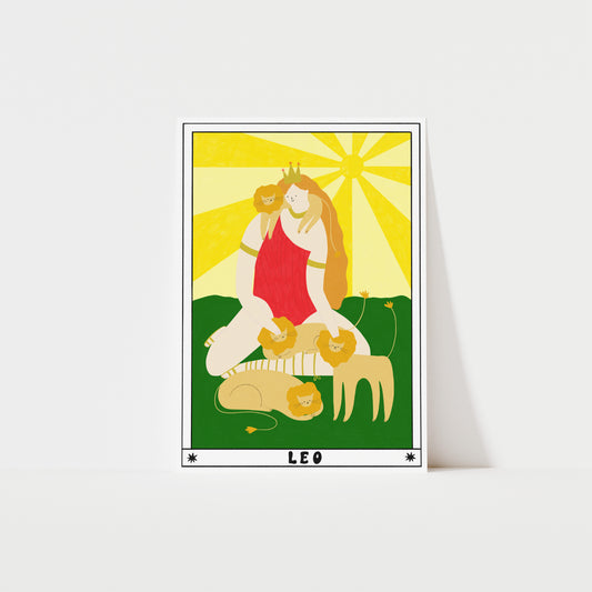 Tarot Leo Art Print image 0