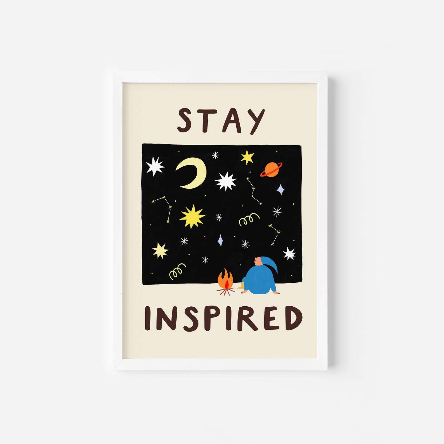 Stay Inspired Art Print image 6