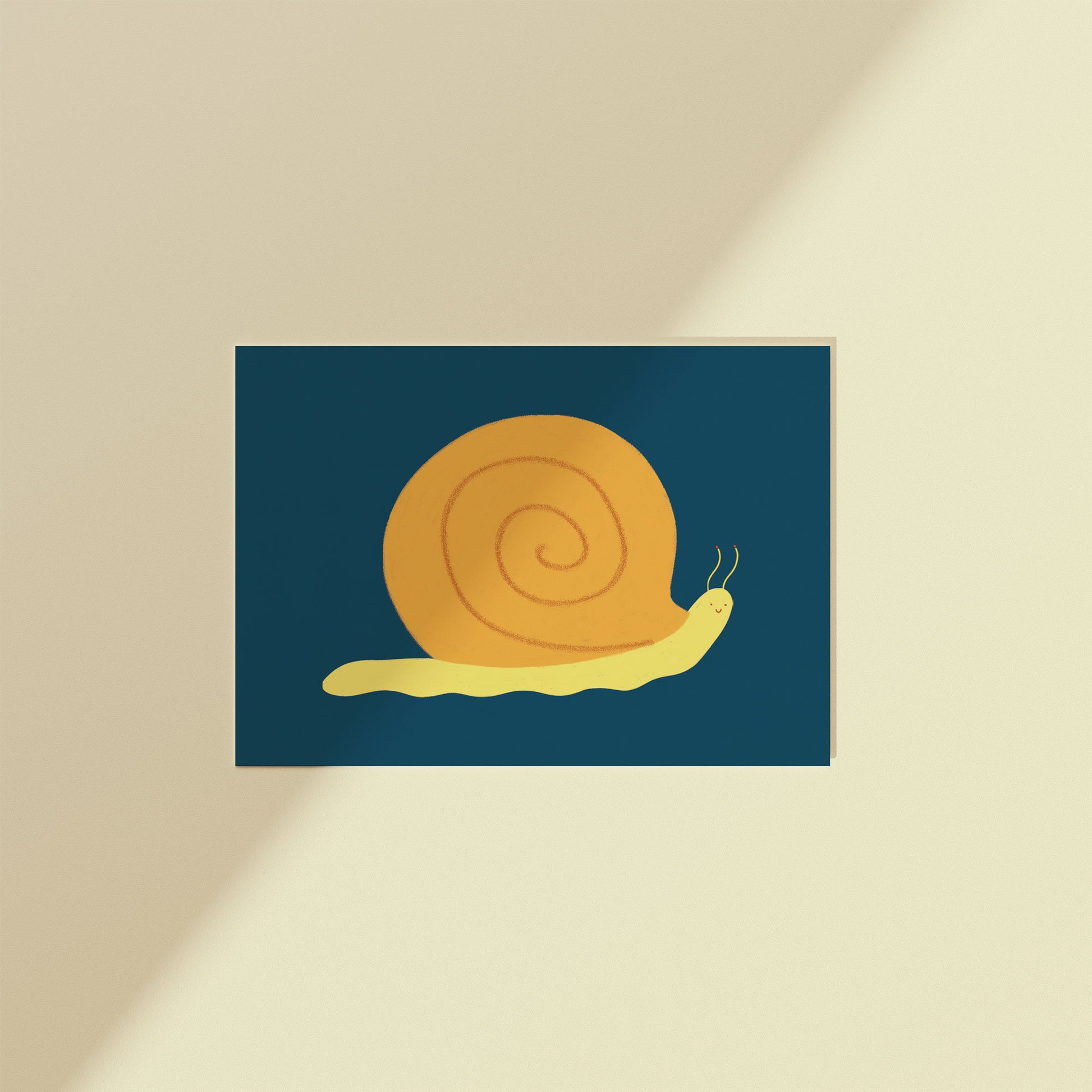 Snail Postcard Print image 4