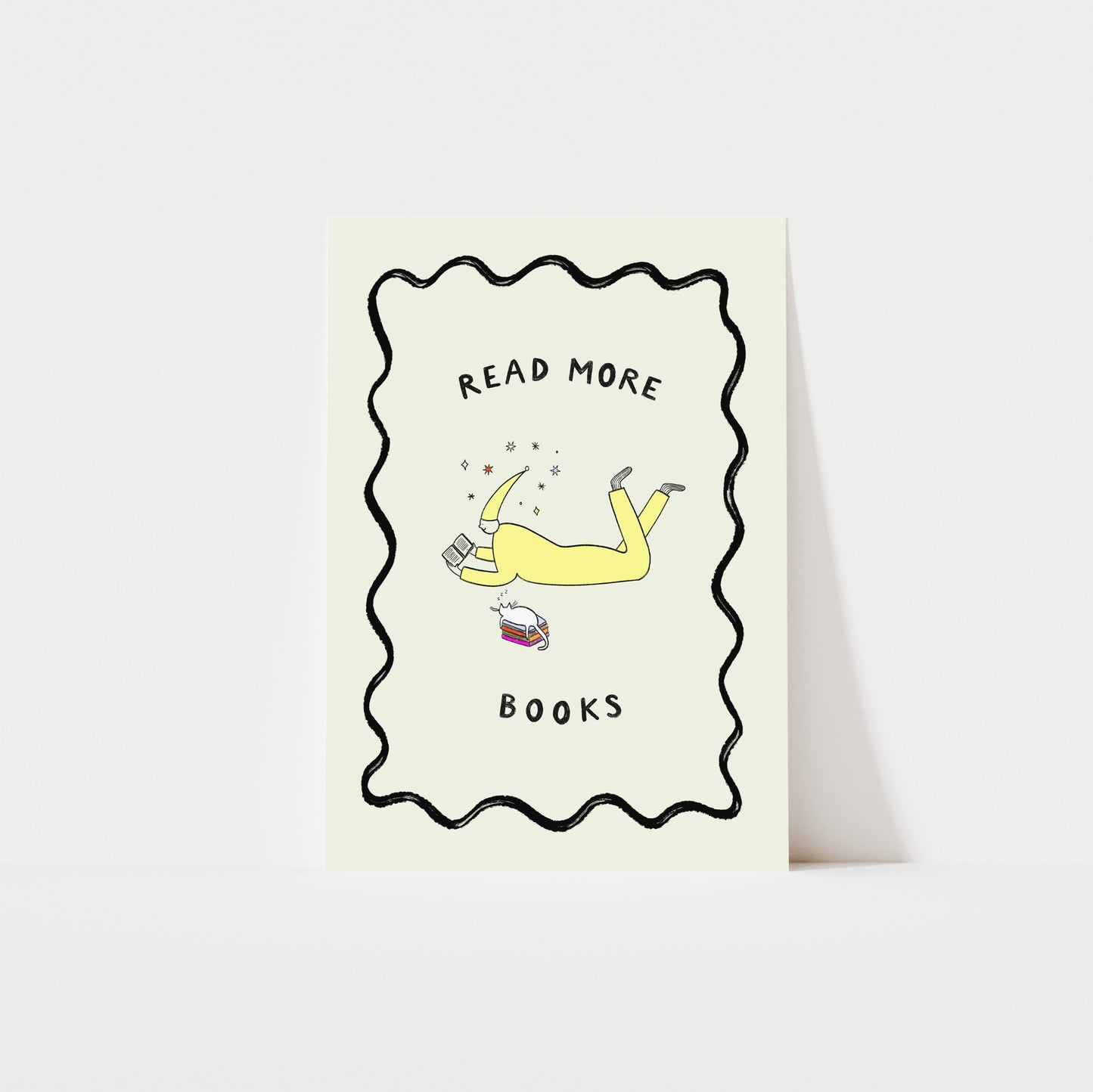 Read More Books Art Print image 0
