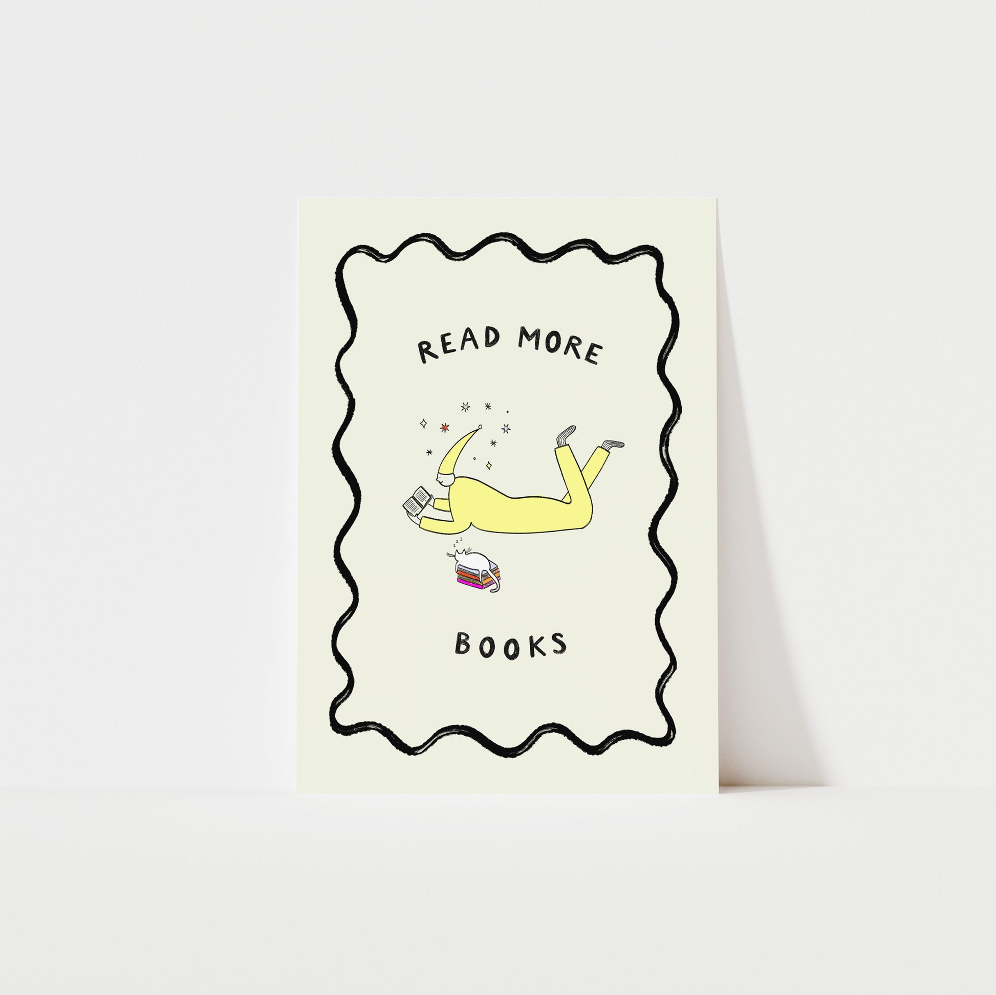 Read More Books Art Print image 0