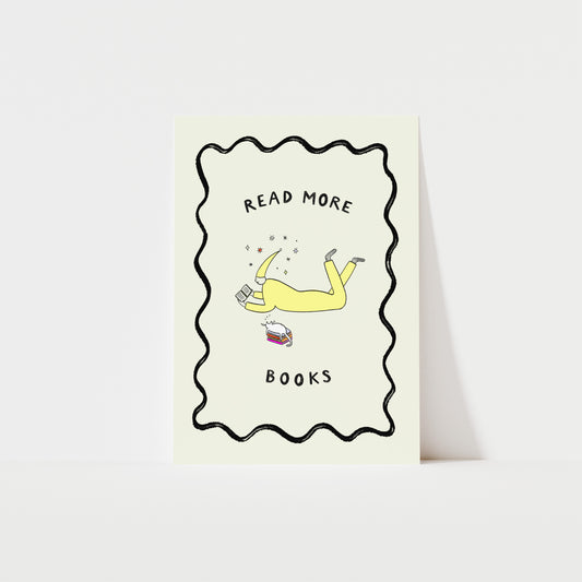 Read More Books Art Print image 0