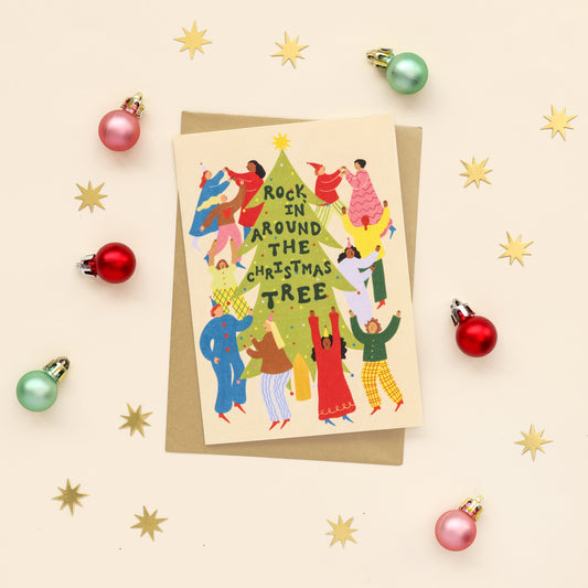 Rockin Around Christmas Card
