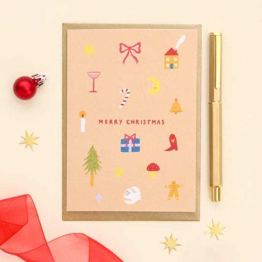 Festive Trinkets Christmas Card