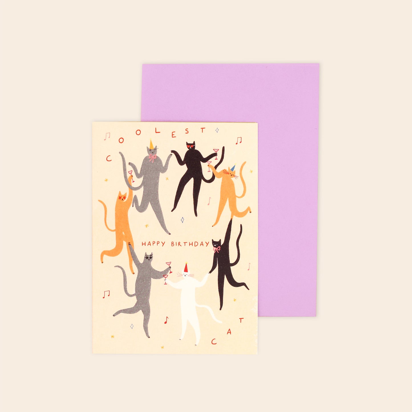 Coolest Cat Birthday Card