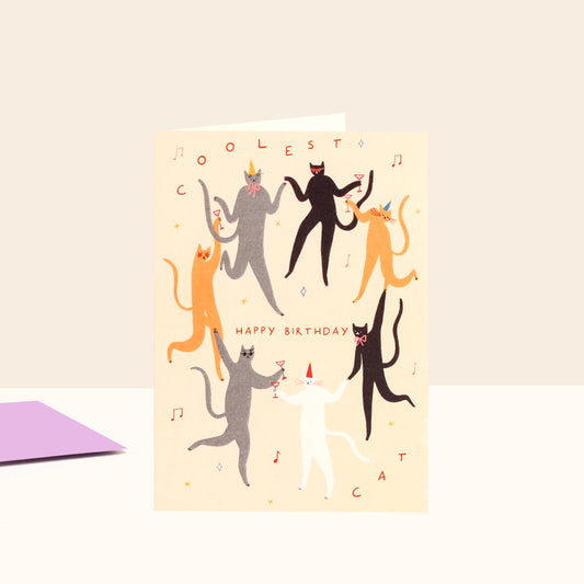 Coolest Cat Birthday Card