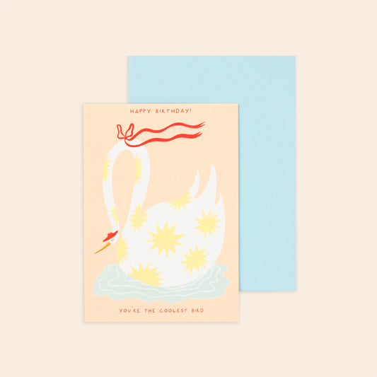 Cool Bird Birthday Card