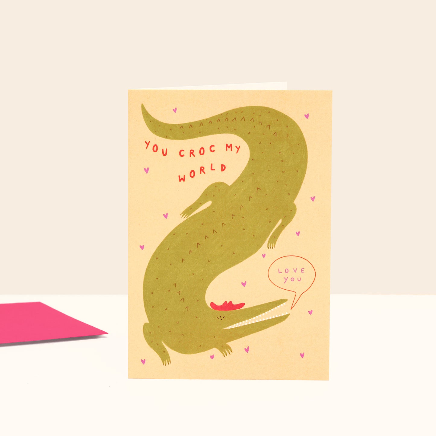 You Croc My World Love Card