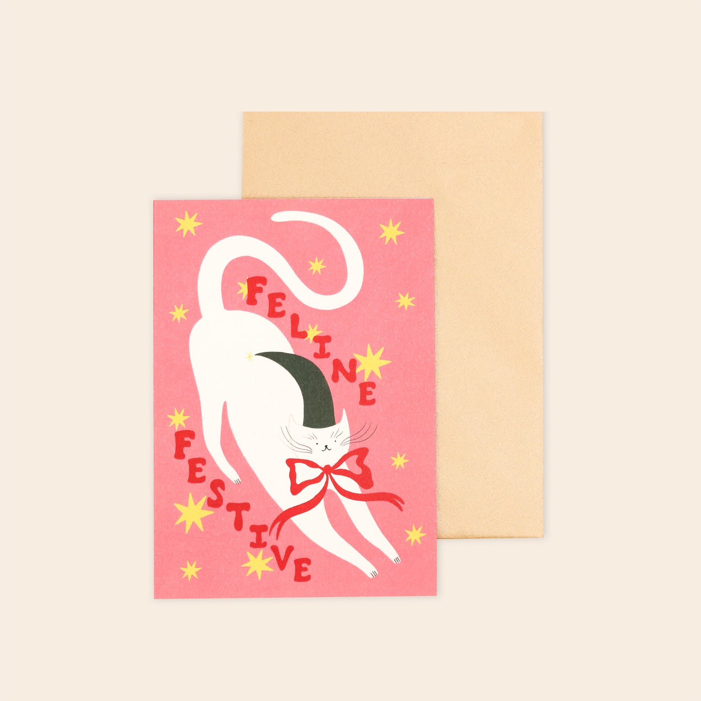 Feline Festive Christmas Card