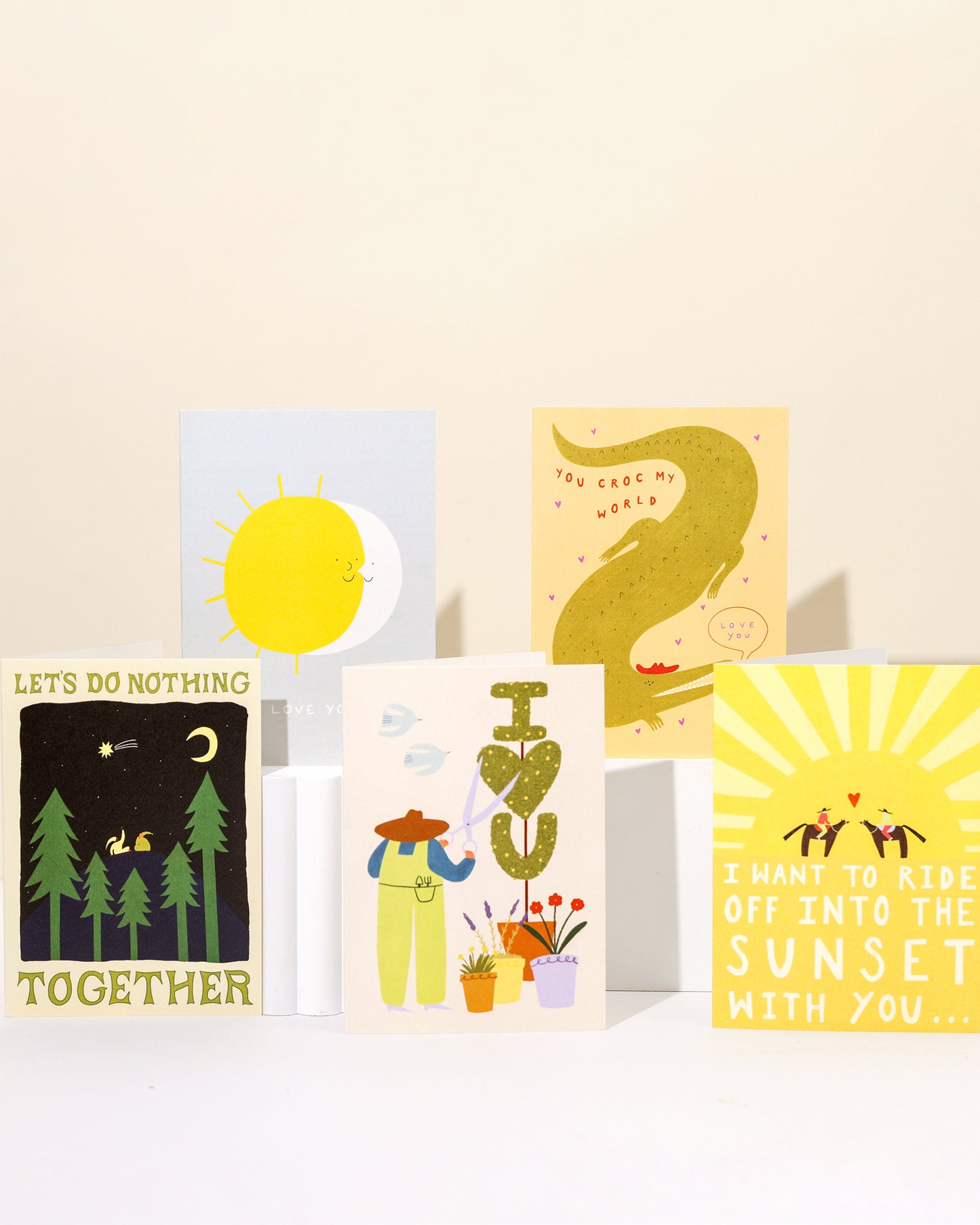 Sun And Moon Love Card