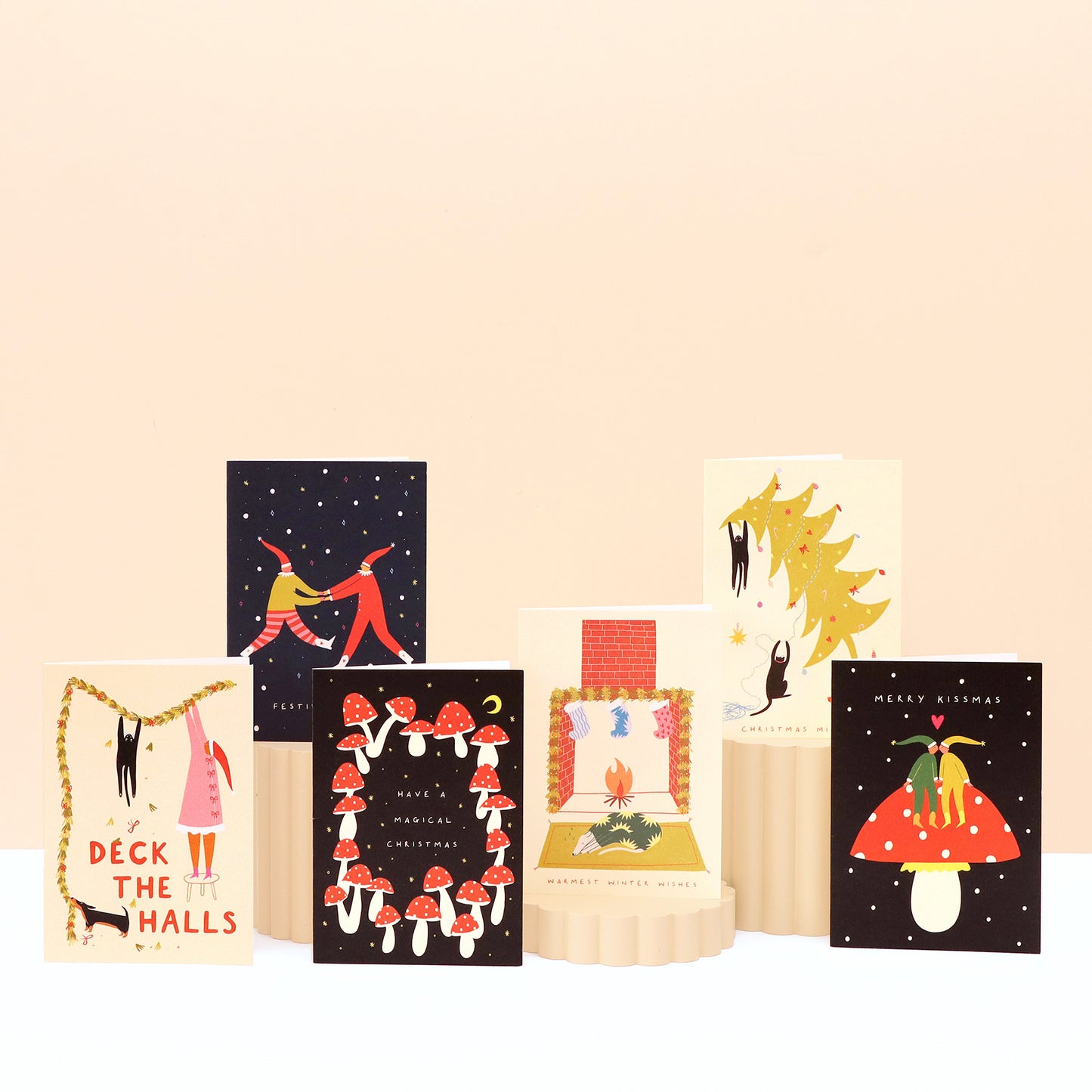 Mushroom Magical Christmas Card