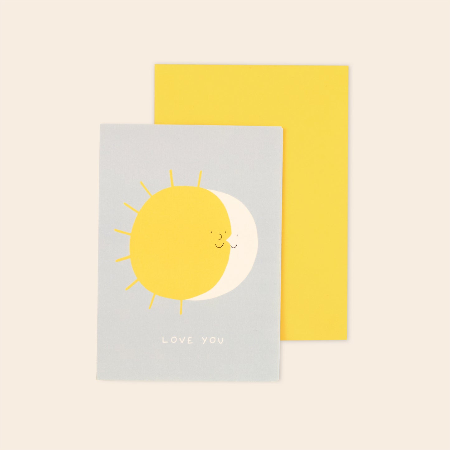 Sun And Moon Love Card