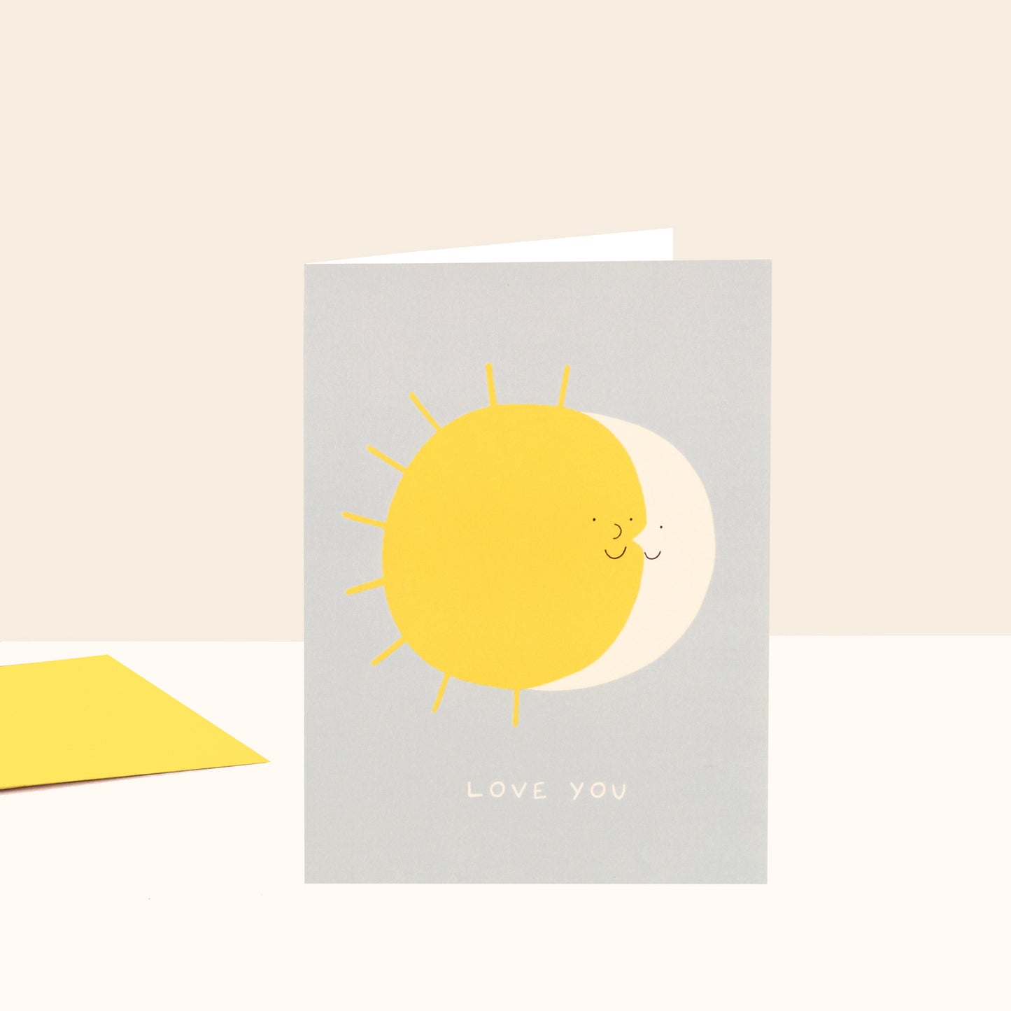 Sun And Moon Love Card