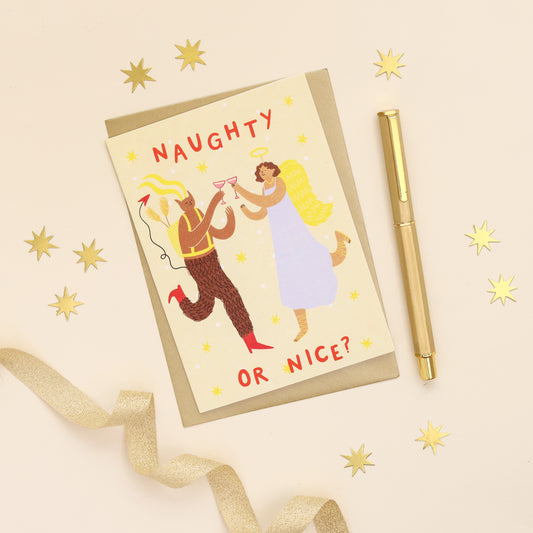 Naughty or Nice Christmas Card