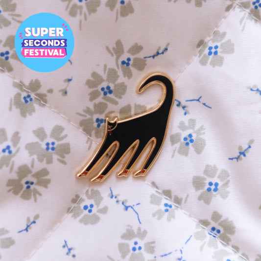 Black Cat Pin