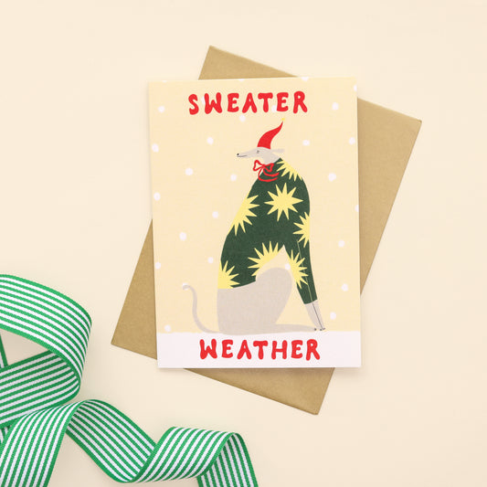 Sweater Weather Christmas Card