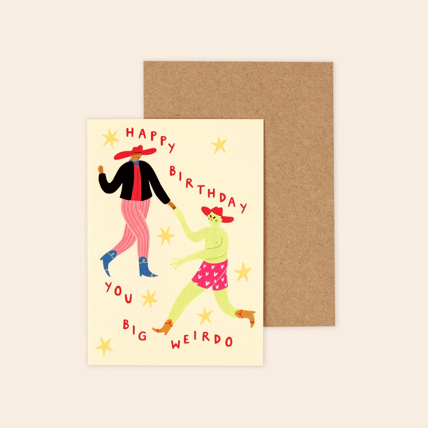 Big Weirdo Birthday Card