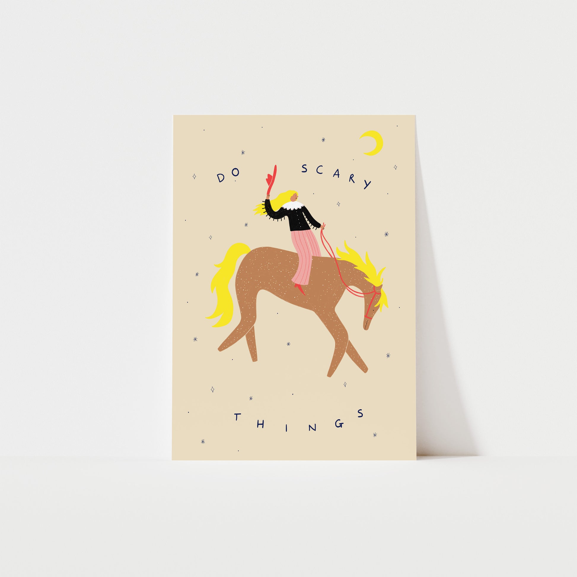 Do Scary Things Art Print image 1